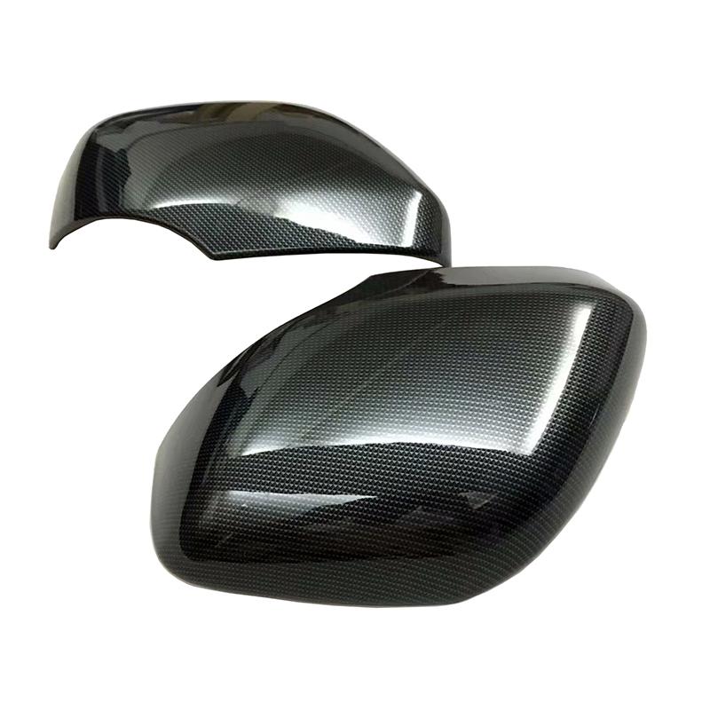 ABS crom/carbon vedere ușă laterală oglindă retrovizoare capac ornament 2buc pentru NIssan Patrol Armada Y62 Accesorii 2017 2018