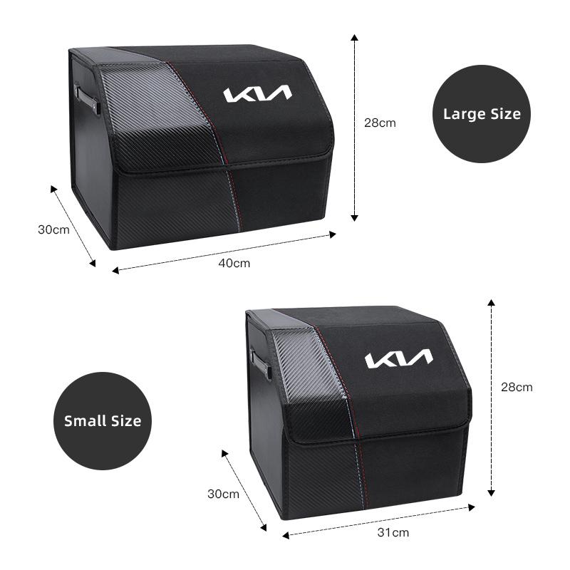 SBHX3 Car Large Capacity Trunk Storage Box Folding Organized Bag For Kia Sonet Picanto Niro Forte 5 3 K7 K5 K8 K3 XCeed Soul K9 Seltos