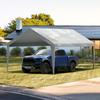 Carport Replacement Canopy Cover 12 x 20 ft, Garage Top Tent Shelter Tarp Heavy-Duty Waterproof & UV Protected, Easy Installation with Ball
