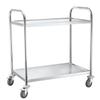 2-Shelf Stainless Steel Waiter Trolley, Capacity, Hendi 810002