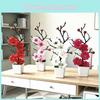 Artificial Plum Blossom Plant With Plastic And Silk For Home Decor And Wedding Centerpieces