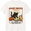 Spooky Biscuits Bakery Shirt Black Cat Halloween Baking Pumpkin Fall Tee