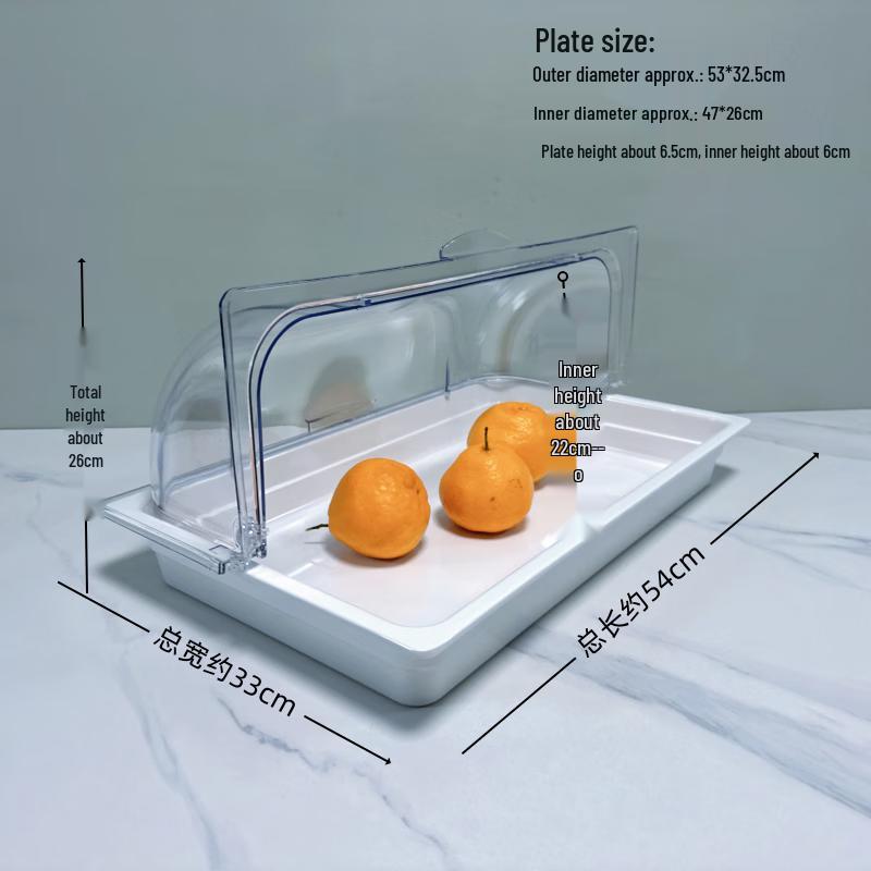 Clear Dome Food Display Serving Tray