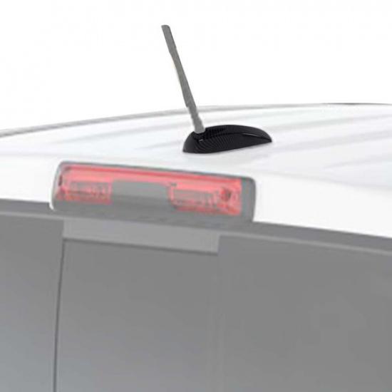 Carbon Fiber Top Roof Antenna Base Bezel Trim Cover For Chevy Colorado -2024