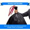 15/75pcs Extra Large Thickened Drawstring Plastic Garbage Bag - Kitchen & Dorm Portable Budget-Friendly Trash Bags