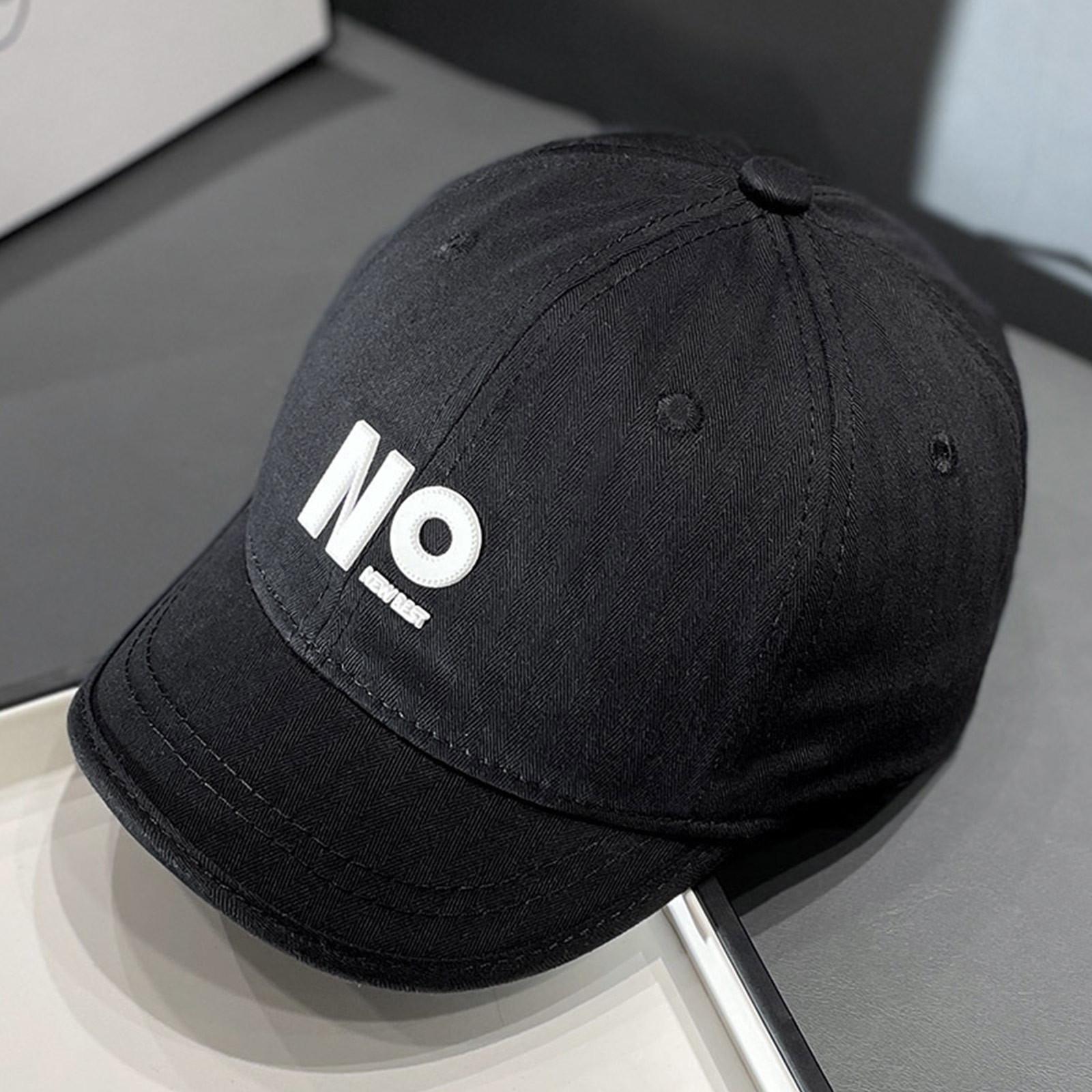 

Короткая мягкая кепка с буквами для детей, стильная маленькая бейсболка для весны и лета One Size чёрный