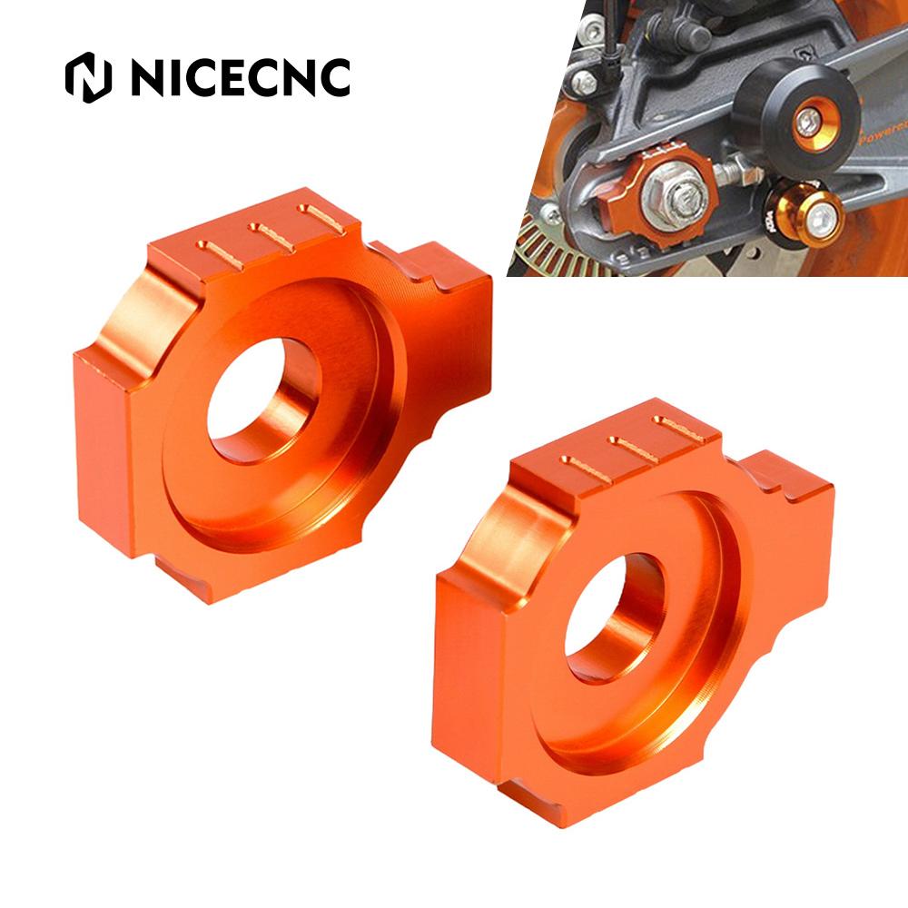 Motorcycle Rear Axle Blocks Chain Adjuster for KTM RC390 RC200 RC125 RC 390 2014 2015 2016 2017 2018 2019 2020 2021 2022 2023 China Mainland