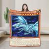 Anime Yu Gi Oh Card Blankets  Flannel Funny Breathable Throw Blankets for Bedding Lounge Textile Decor