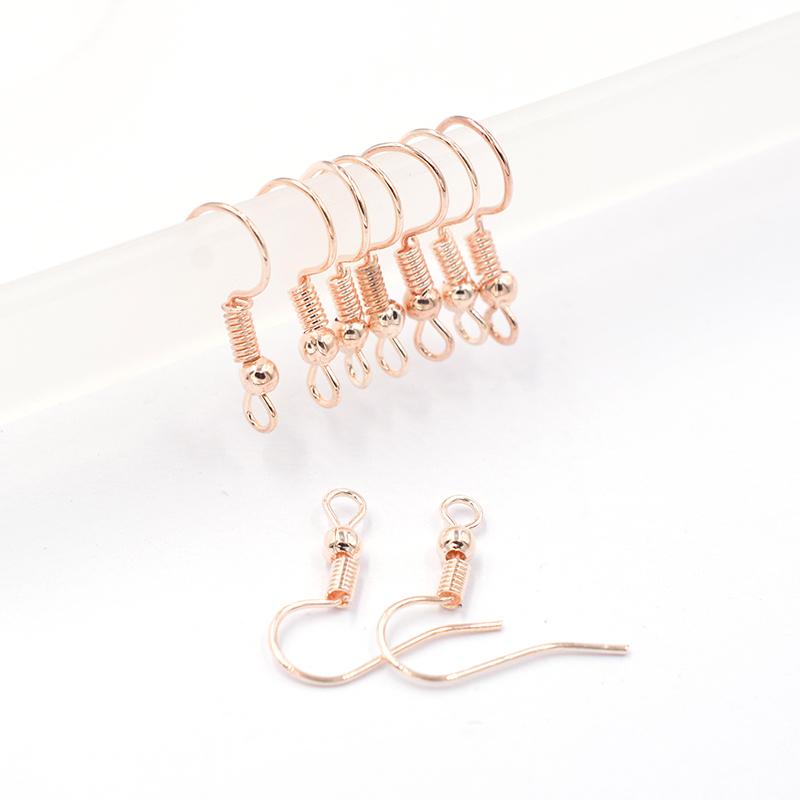 

Крючки для серег Фурнитура Гипоаллергенные Застежки Крючки Фитинги для DIY Изготовления Ювелирных Изделий Принадлежности для Серег-Подвесок розового золота