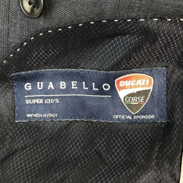 HILTON TIME GUABELLO Italian Fabric Tailored Blazer Men’s L Navy Check(USED)