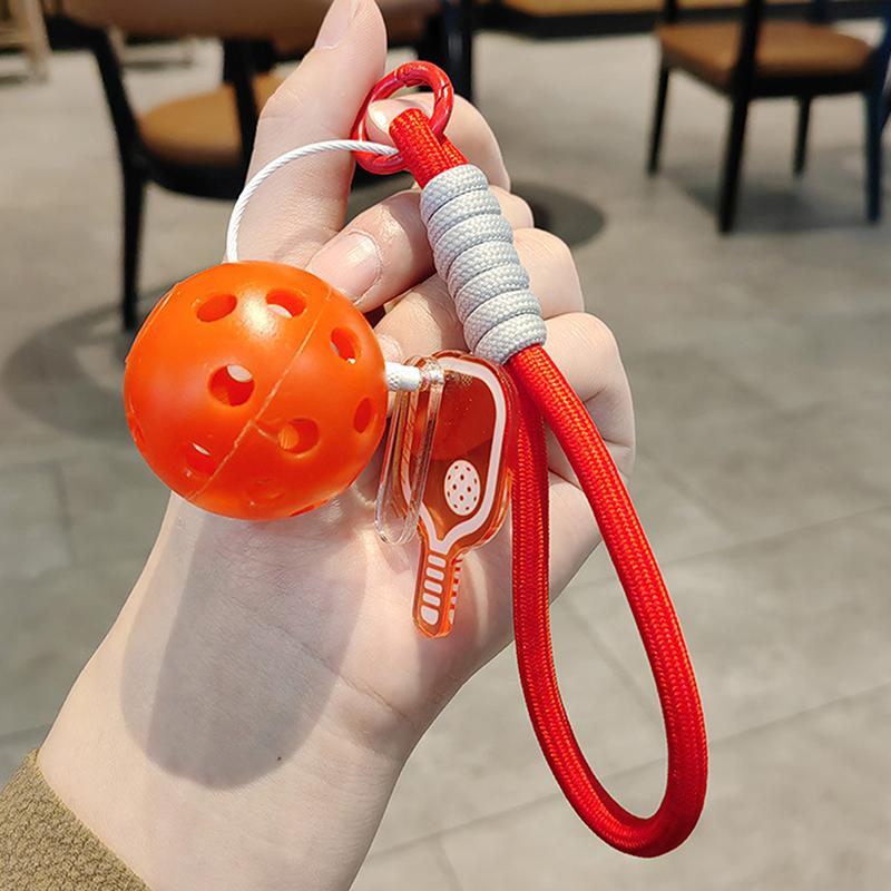 Chaveiro Criativo de Pickleball Para Amantes de Esportes Bolsas Carteiras Pingentes de Chave de Carro Chaveiro de Pickleball Fofo e Divertido Presentes