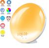 Smart Sunrise-Sunset LED Alarm Clock with Color-Changing Night Light