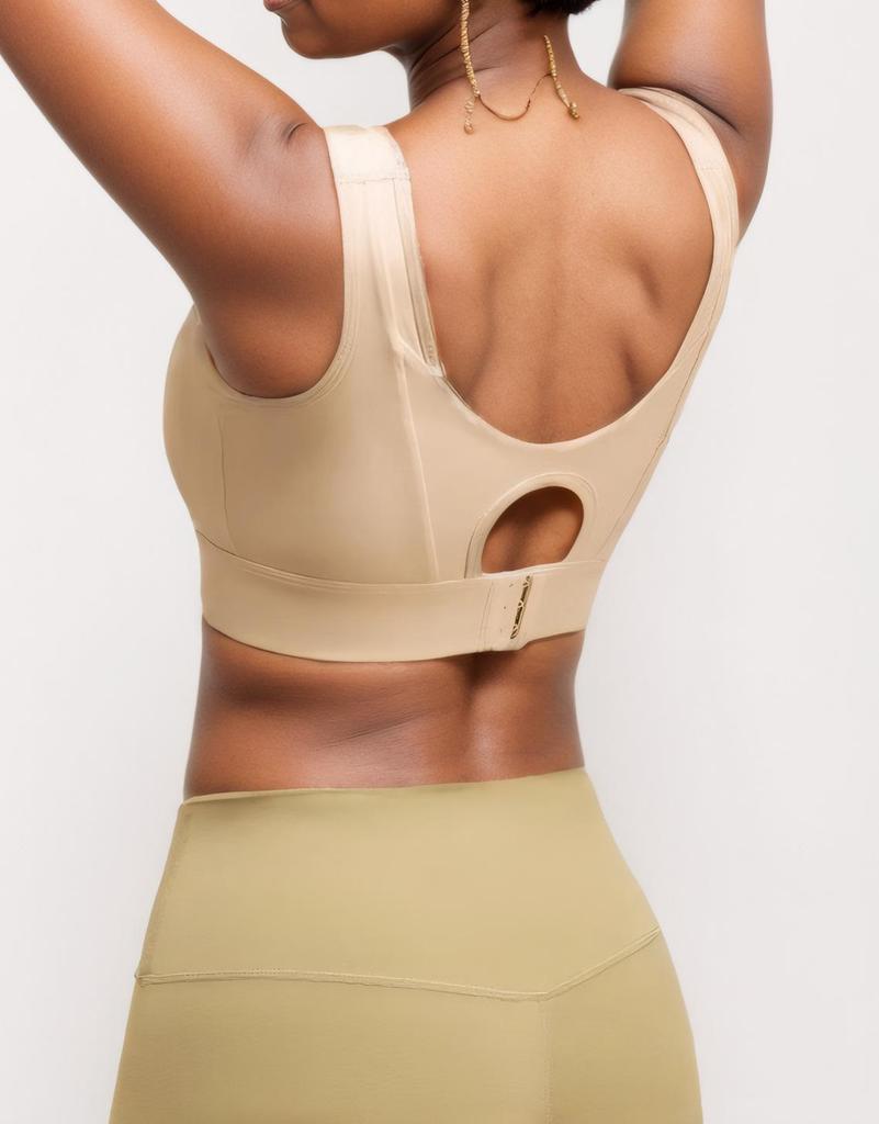 High-Impact Anti-Sag Sports Bra for Women – Shockproof, Plus Size, Beautiful Back, One-Piece Cup Design.