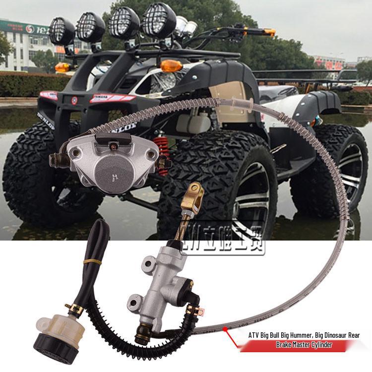 ATV Off-Road Vehicle Big Bull GY6 Rear Disc Brake Master Cylinder & Big Dinosaur Caliper.