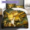 Where the Wild Things Are Pattern Bedding,Quilt Set Quilt Cover Pillowcase Home Birthday Gift(1 * Duvet Cover + 2 * Pillowcase, Without Core)