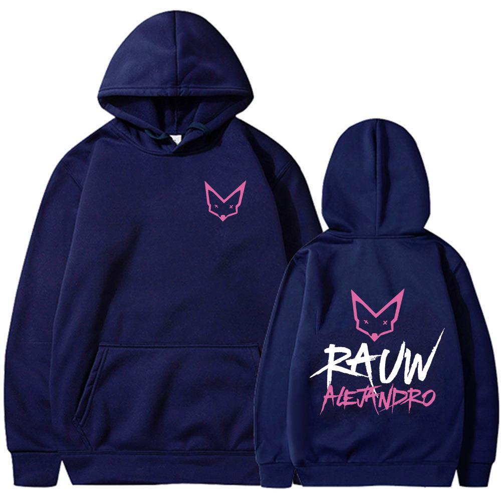 Singer Rauw Alejandro Hoodies Men Women Fashion Vintage Pullovers Hoodie Male Hip Hop Gothic Oversized Sweatshirts Streetwear