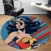 1pc Wonder Woman, Superhero Office Round Area Rug, Under Office Chairs Bedroom Living Room Home Decor, Room Deco, Available In Various Sizes