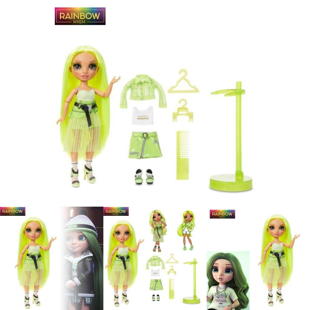 Rainbow High Fashion Doll Set For Girls Princess Dress-up Toy With Interchangeable Outfits Realistic Doll
