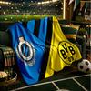 Coperta con stemma Club Brugge FC Coperte in flanella Peluche per divano letto Regali per uomini donne Coperta da viaggio per picnic Regali di Natale per tifosi