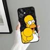 Phone Case for Apple iPhone 14 11 12 13 17 Pro Max 16 Air XR XS MAX 15 Pro 7 8 Funda Phone Cover Cute S-simpsons