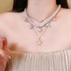 3Pcs Set Trendy Sea Star Shell Pendant Pearl Chain Necklace For Women Boho Charm 2026 New Personalized Neck Jewelry Accessories