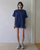 Nokeontencheu 154. No Contents Product T-Shirt _ Navy