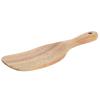 Teaková špachtle plochého tvaru potravinářská dřevěná vařečka pro domácí kuchyňské vaření(20,5 x 6 cm )