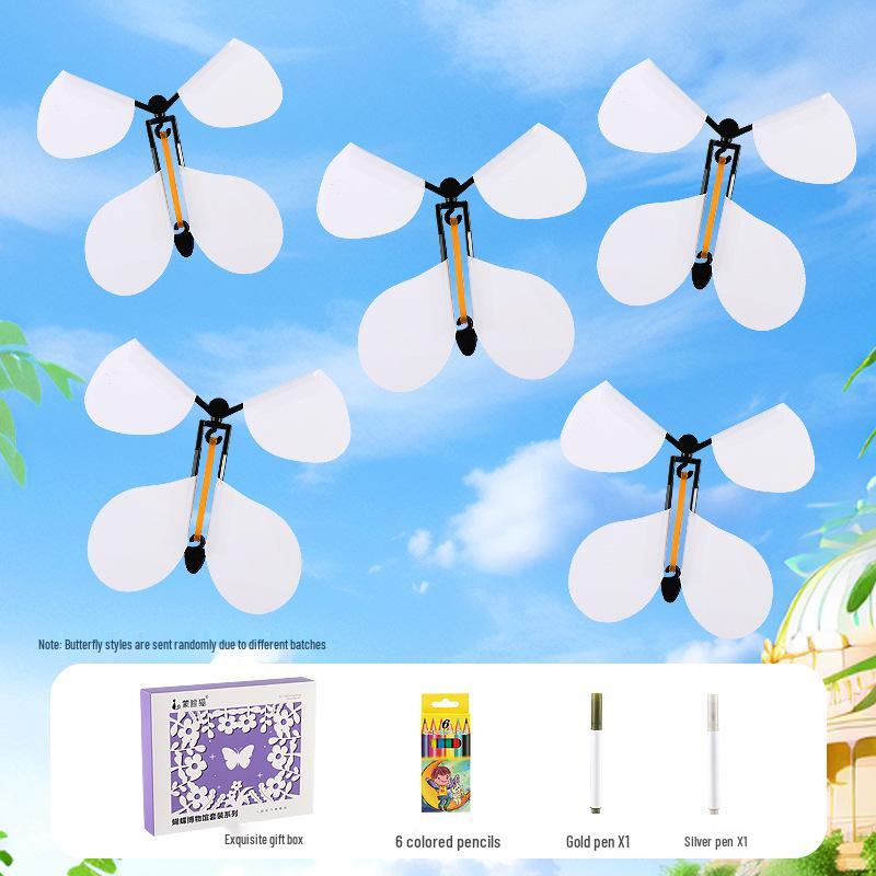 DIY Butterfly Art Kit for 6-Year-Olds - Creative Handmade Craft Pack for Girls