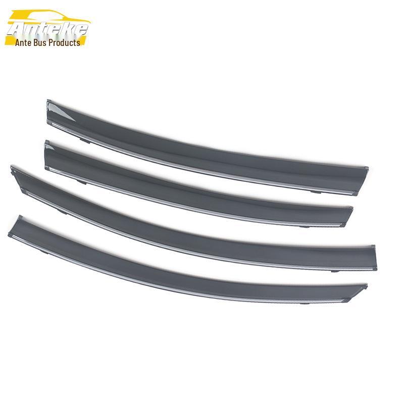 Rain Deflectors with Bright Strip for Trumpchi GA3/GA3S Models - Decorative Exterior Car Accessories