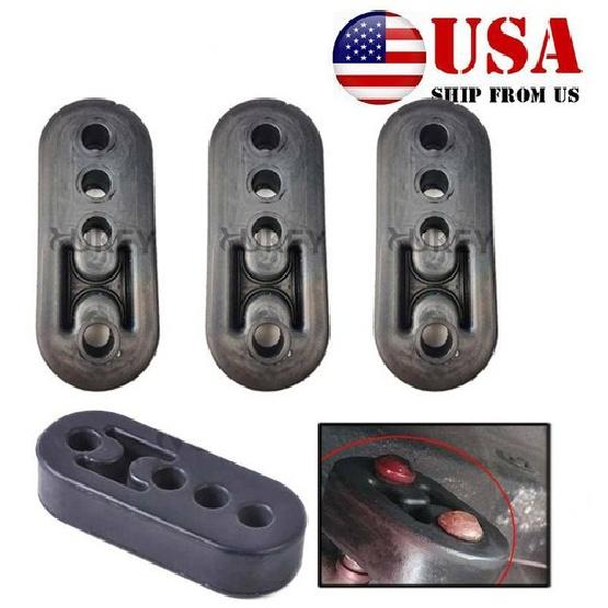 

4pcs Car Polyurethane Rubber Exhaust Tail Pipe Mount Bracket Tailpipe Hanger