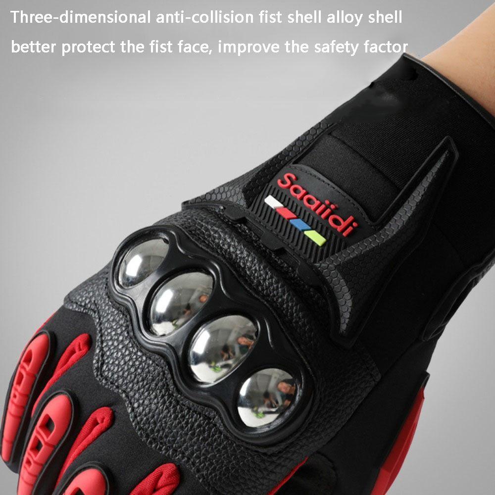 Wear-resistant Motorcycle Gloves Breathable Moto Biker Gloves  for Autumn Winter