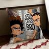 Cartoon ABoondocks Retro Cushion Cover Reversible Soft Durable Pillow Cover Home  Car MultiScene Use for Daily Comfort