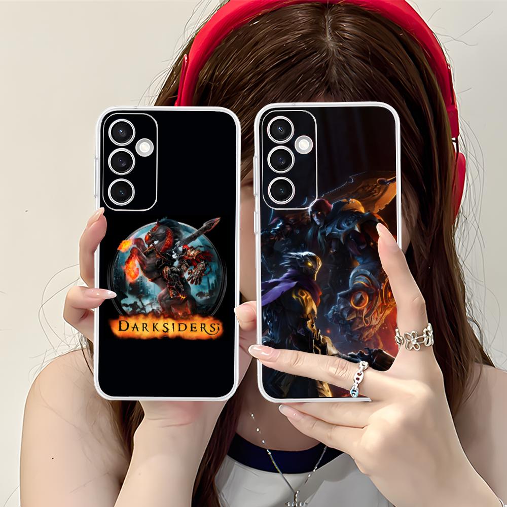 Game Darksiders Mobile Phone Case for Samsung Galaxy S25 S24 S23 S22 S21Plus FE Ultra Clear Colorful Cover Luxury Cellphones