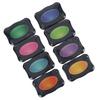 Ink Pad 8 PCS Reflective Interference Ink Safe Stamp Pad Fingerprint Ink Pad for Kids for DIY