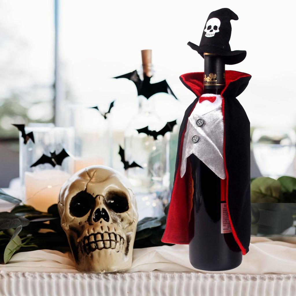 Halloween Vampire Cloak Wine Bottle Wrap Nonwoven Material Festives Gifting