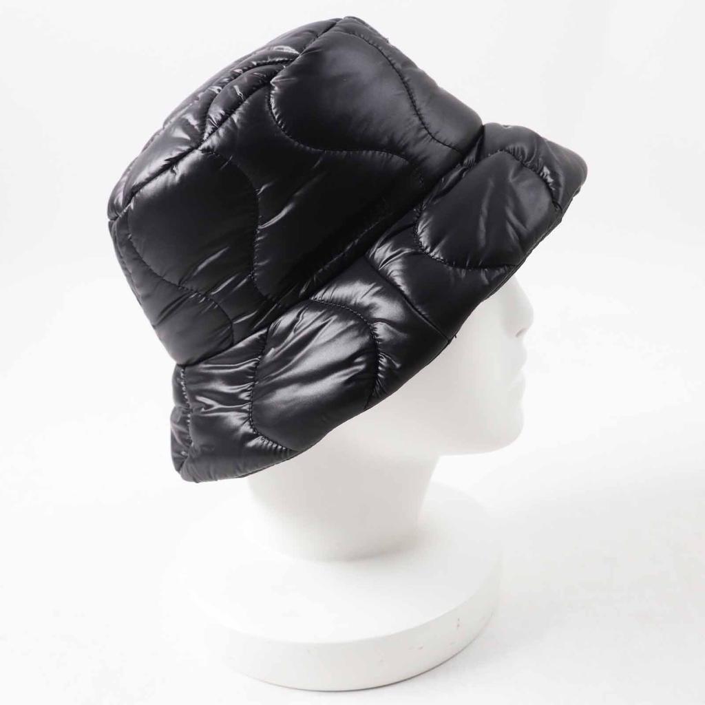 Excellent MIUMIU hat Logo embroidered black polyamide (nylon) Women S 5HC196 Used