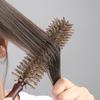 Rett kypert hår Rund rulle Trehårbørste Villsvin bust Nylon hårkam Antistatisk børste Blåser Curling Gjør-det-selv frisør