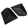 2 Pcs Rear Window Side Shutter Glossy Black Weatherproof Rugged Construction for 1 Series E87 2005 To 2011