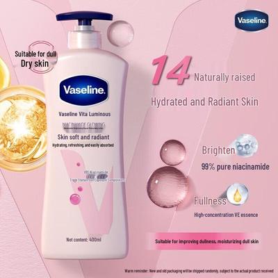 Vaseline Niacinamid Rozjasňující a Hydratační Tělové Mléko
