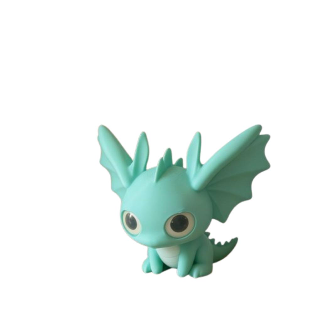 Decorations Dragon Desk Ornament 3D Printed Dragon Model Toy Dragon Spirit Desktop  Shelf Display синий