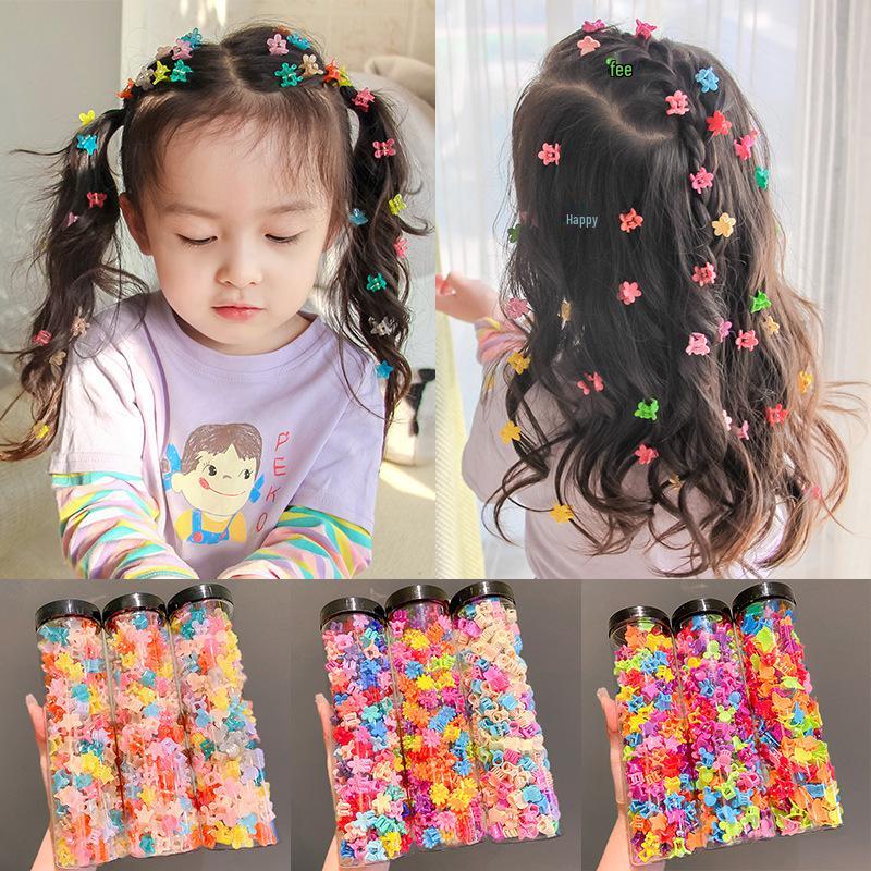 Baby Flower Hair Clip: Wispy Bangs Styling Tool for Girls - Small Claw Children's Hairpin