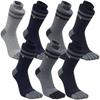 Arnold Palmer 7 Pairs Anti-Twist Men's Ringle Toe Socks Long BA007