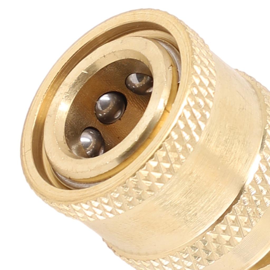 2pcs Pressure Washer Coupler Brass Fittings 1/4 Inch Quick Connect to Female