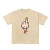 2026 New Duck Despise Gesture TShirt Cotton Short Sleeve Fashion Duck You Letter Loose Round Neck Men and Women
