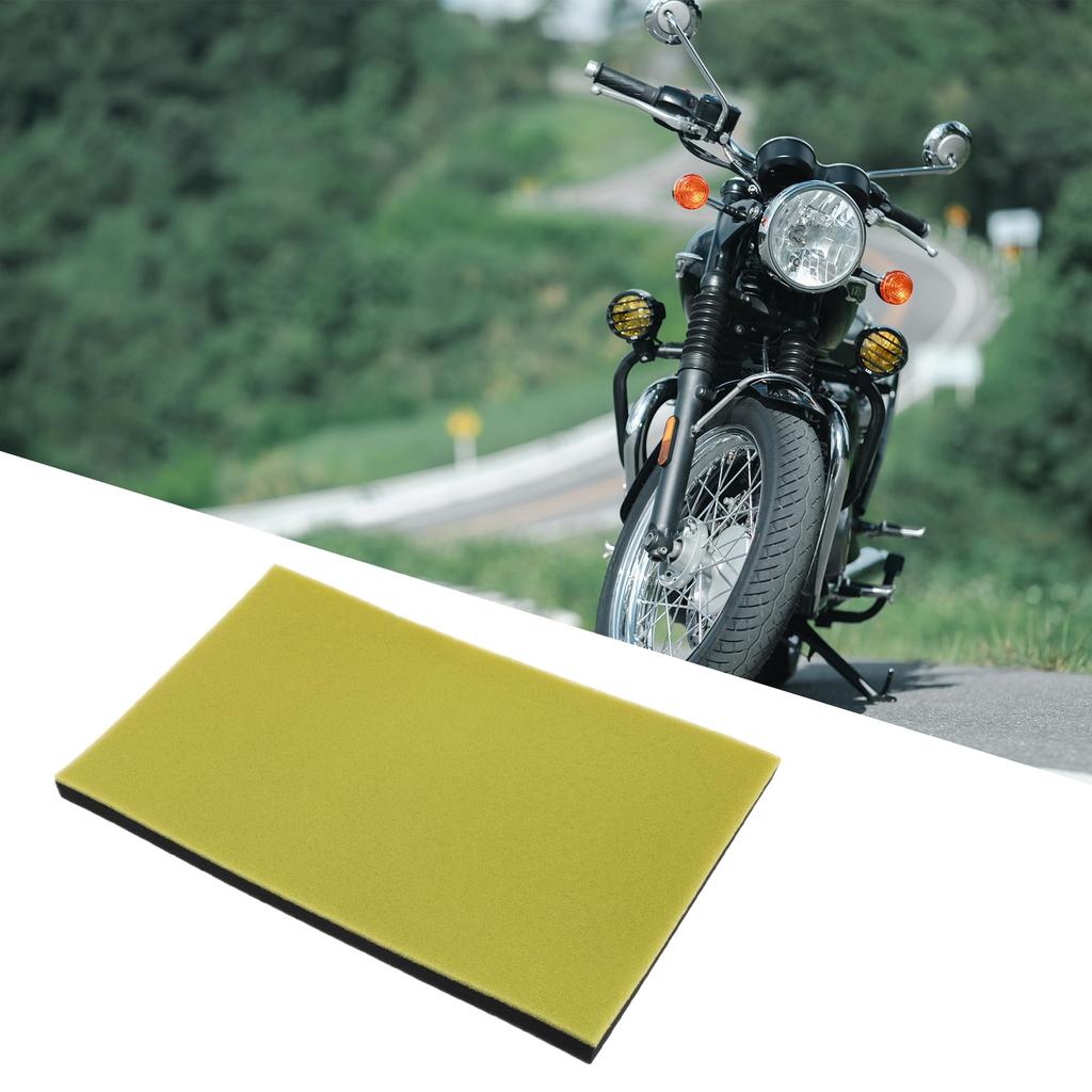 BULLSPANN Motorcycle Air Air Filter Air Filter Foam Pad Cut to Use 400x250mm Black Yellow