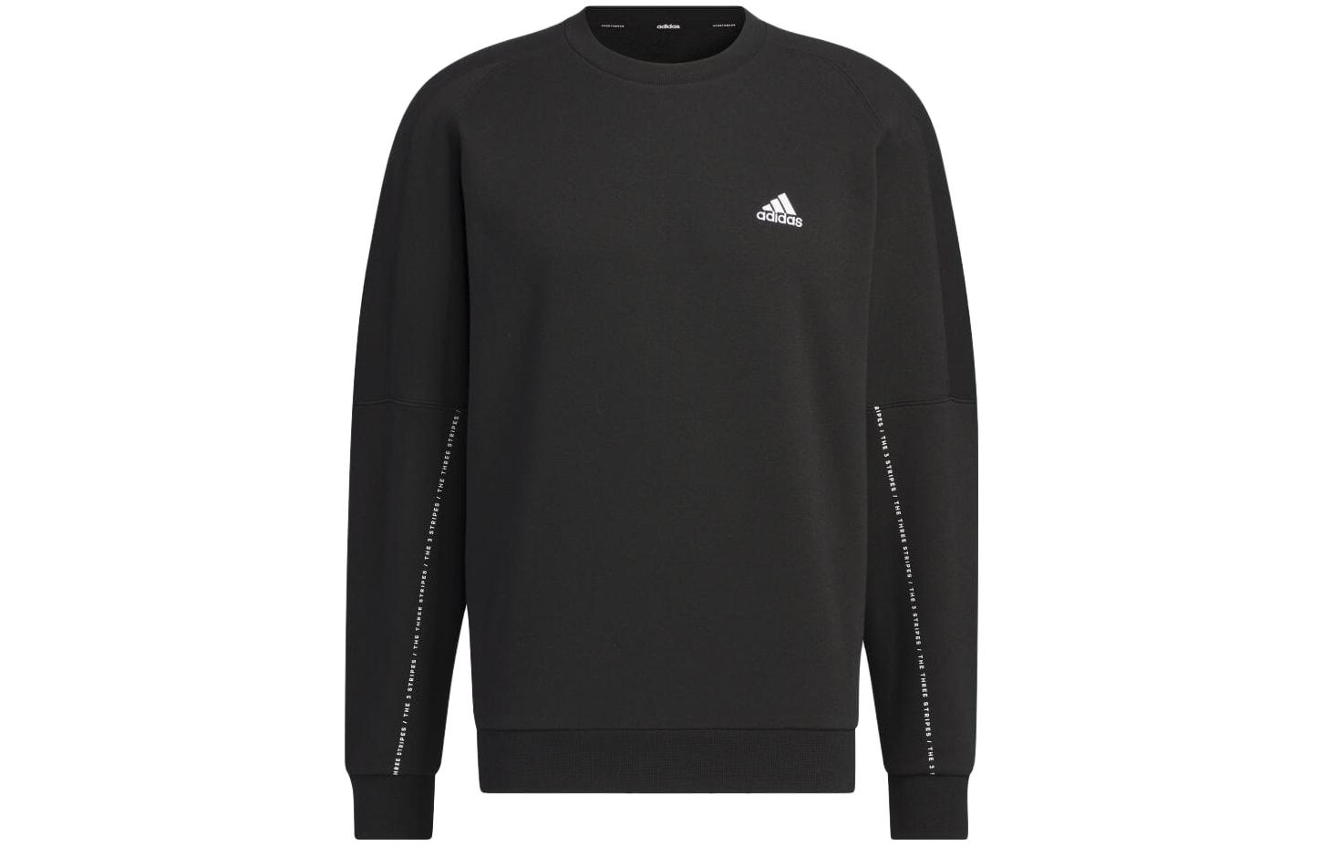 Adidas Sweatshirts Unisex Black Crew Neck Moderate Regular IK7359 XL