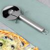Pizza Cutter Steel Round Rotary Knurl Slicer