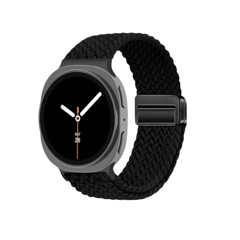 

Магнітний нейлоновий плетений ремінець для Samsung Galaxy Watch 8 44мм 40мм Браслет для смарт-годинника Ремінець для Galaxy Watch 8 Classic For Galaxy 8 40mm чорний