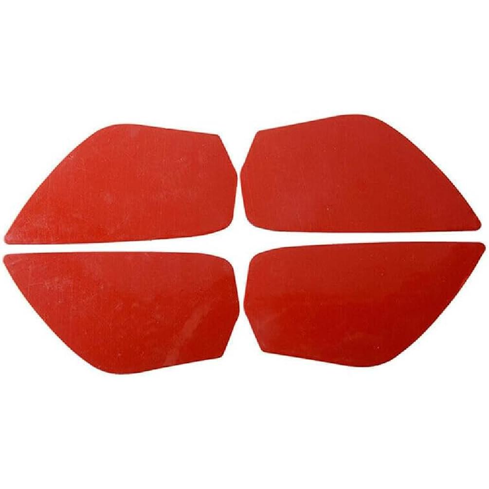 Auto Parts 4Pcs/Set Car Inner Door Handle Bowl Cover Trim Sticker Real Carbon Fiber for Honda Civic 10th 2016 2017 2018 2019 2020 2021