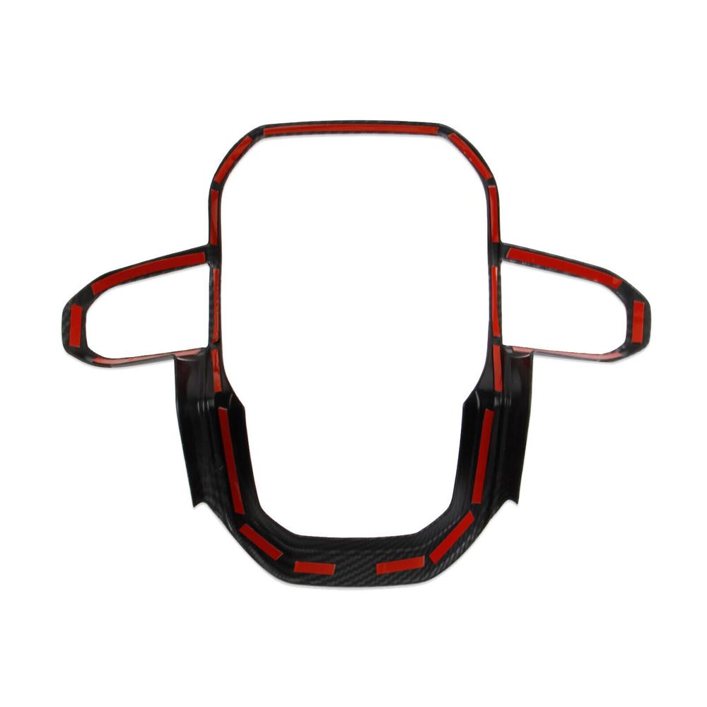 Carbon Fiber Look Steering Wheel Trim Cover Decor Molded For Chevrolet Colorado 2023+